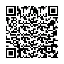 Código QR para número de teléfono +260763558480