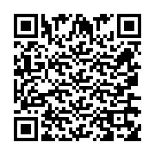 Código QR para número de teléfono +260763558581