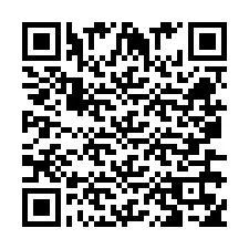 QR код за телефонен номер +260763558598