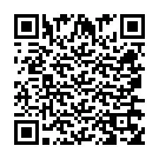 Código QR para número de teléfono +260763558688