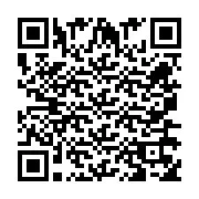 Código QR para número de teléfono +260763558749