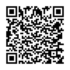 Código QR para número de teléfono +260763558786