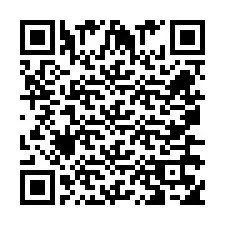 Código QR para número de teléfono +260763558789