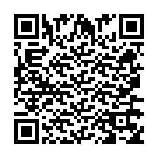 Código QR para número de teléfono +260763558794