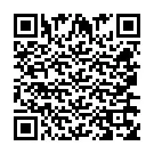 Código QR para número de teléfono +260763558798