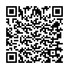 Código QR para número de teléfono +260763558818