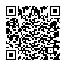 Código QR para número de teléfono +260763558989