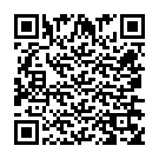 Código QR para número de teléfono +260763559489