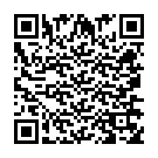 Código QR para número de teléfono +260763559588