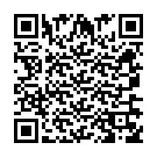 QR-code voor telefoonnummer +260763560000