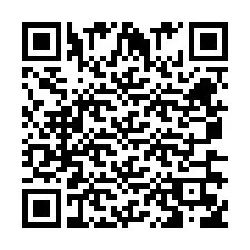 QR-code voor telefoonnummer +260763560006