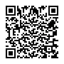 QR-code voor telefoonnummer +260763560007