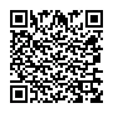 QR Code สำหรับหมายเลขโทรศัพท์ +260763560008