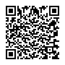 Código QR para número de teléfono +260763560010