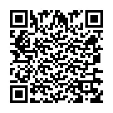 Código QR para número de teléfono +260763560014