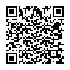 Codice QR per il numero di telefono +260763560033