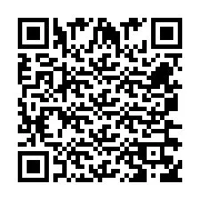 電話番号のQRコード +260763560647