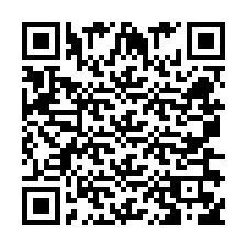 Codice QR per il numero di telefono +260763560708
