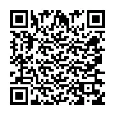 QR kód a telefonszámhoz +260763560788