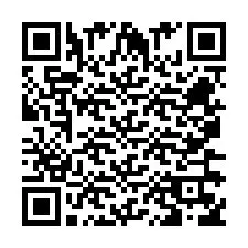 Código QR para número de teléfono +260763560793