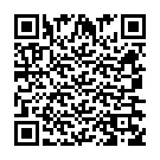 Codice QR per il numero di telefono +260763560800