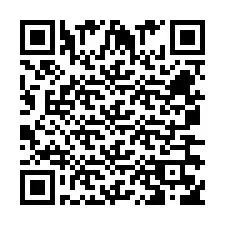 Codice QR per il numero di telefono +260763560813