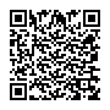 Código QR para número de teléfono +260763560814