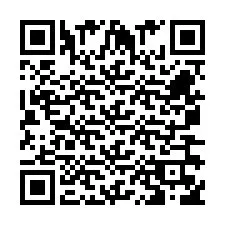 Codice QR per il numero di telefono +260763560817