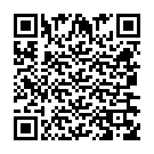 QR kód a telefonszámhoz +260763560818