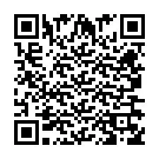 Codice QR per il numero di telefono +260763560826