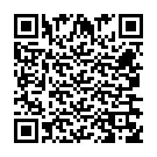 Código QR para número de teléfono +260763560827