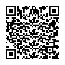 Codice QR per il numero di telefono +260763560842