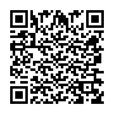 QR Code pour le numéro de téléphone +260763560848