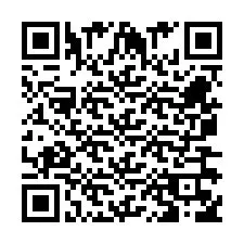 Codice QR per il numero di telefono +260763560857