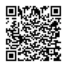 QR Code pour le numéro de téléphone +260763560858