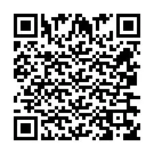 Codice QR per il numero di telefono +260763560871