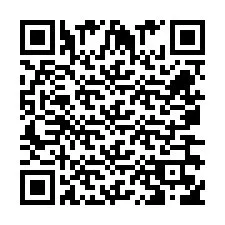 QR-code voor telefoonnummer +260763560889