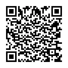 Código QR para número de teléfono +260763560890