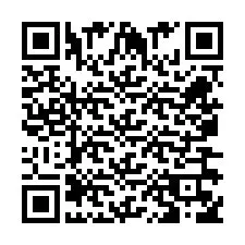 Código QR para número de teléfono +260763560899