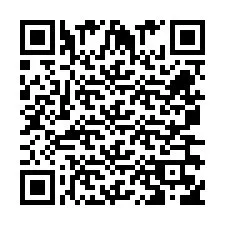 Código QR para número de teléfono +260763560919