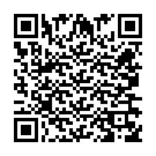 Codice QR per il numero di telefono +260763560939