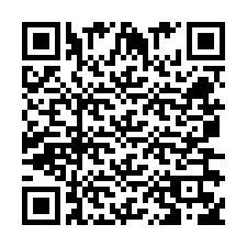 Codice QR per il numero di telefono +260763560948