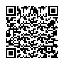 Codice QR per il numero di telefono +260763560989