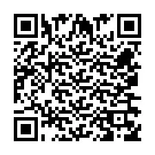 Codice QR per il numero di telefono +260763560997