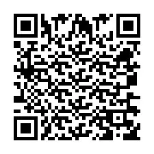 Codice QR per il numero di telefono +260763561008