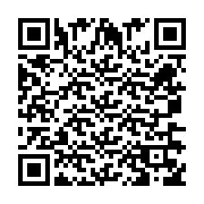 QR-code voor telefoonnummer +260763561009