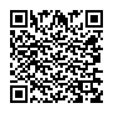 QR Code pour le numéro de téléphone +260763561028