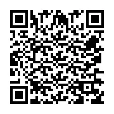 Codice QR per il numero di telefono +260763561187