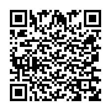 Código QR para número de teléfono +260763561344