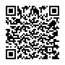 Código QR para número de teléfono +260763561389